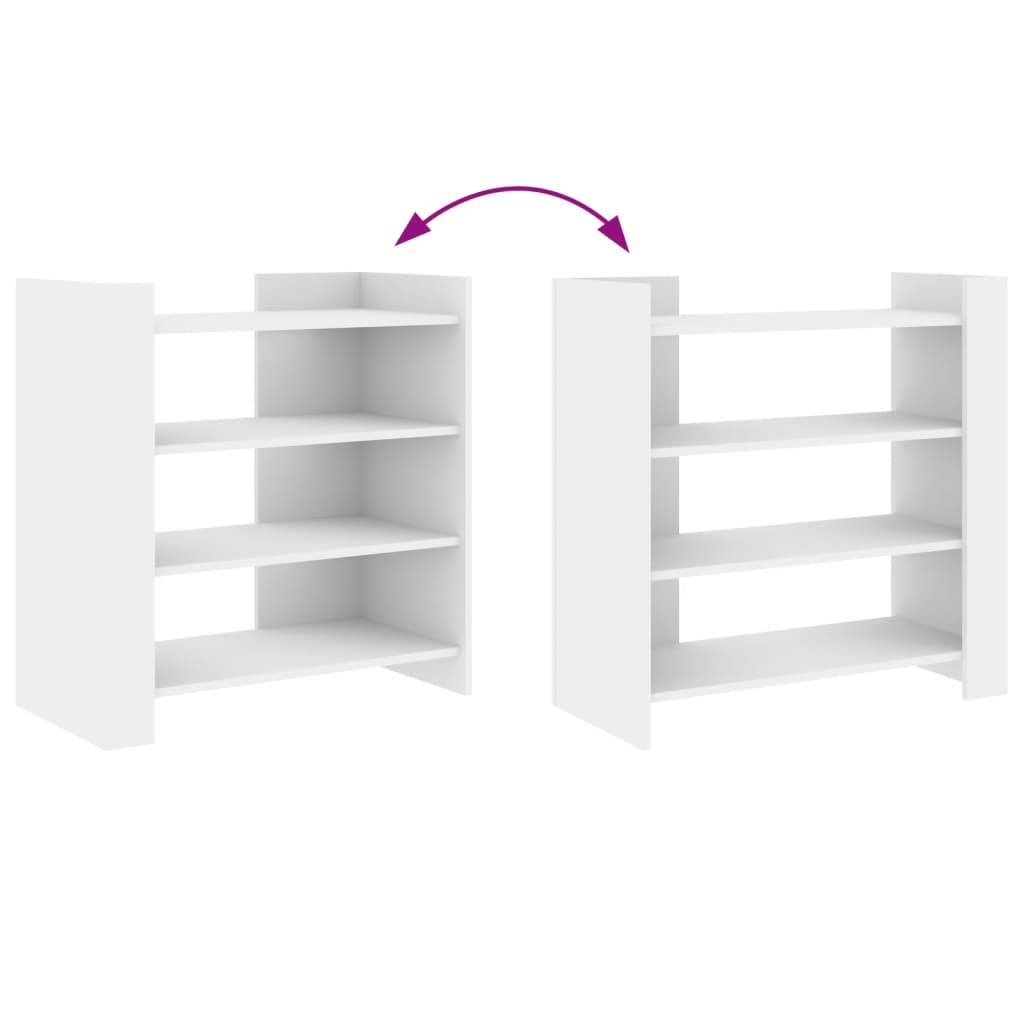 Dressoir 73,5x35x75 cm bewerkt hout wit