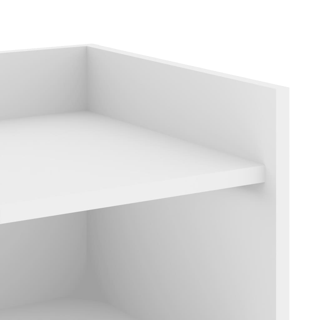 Dressoir 73,5x35x75 cm bewerkt hout wit