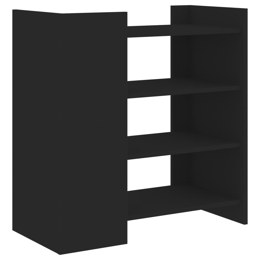 Dressoir 73,5x35x75 cm bewerkt hout zwart