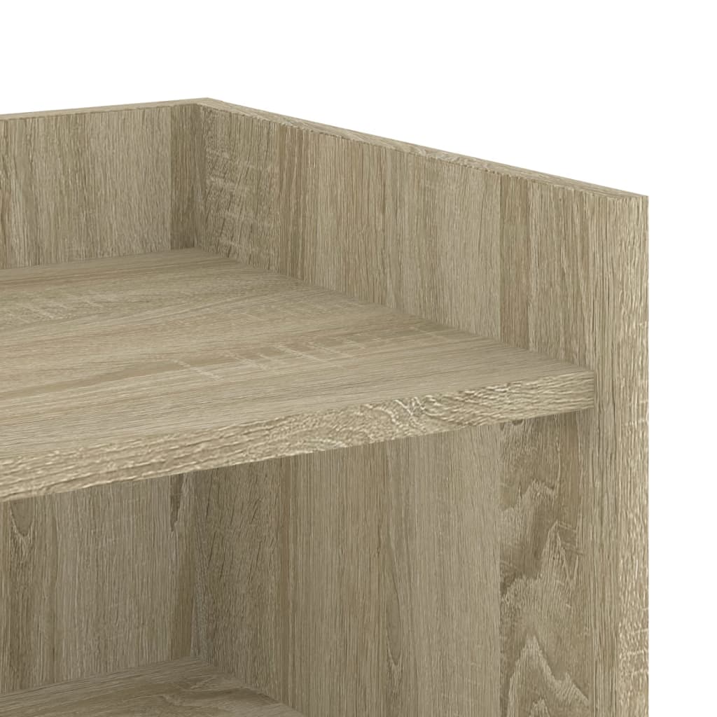 Dressoir 73,5x35x75 cm bewerkt hout sonoma eikenkleurig
