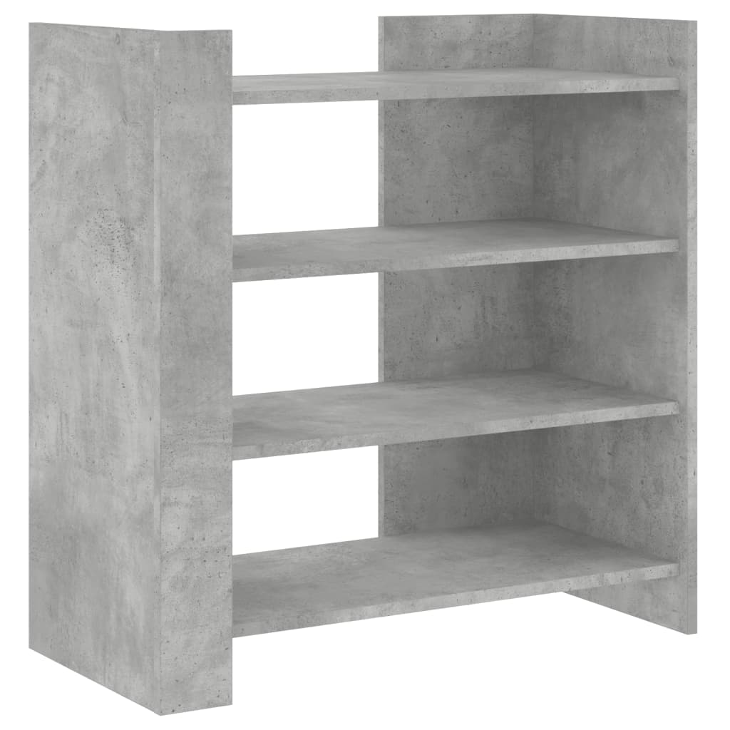 Dressoir 73,5x35x75 cm bewerkt hout betongrijs