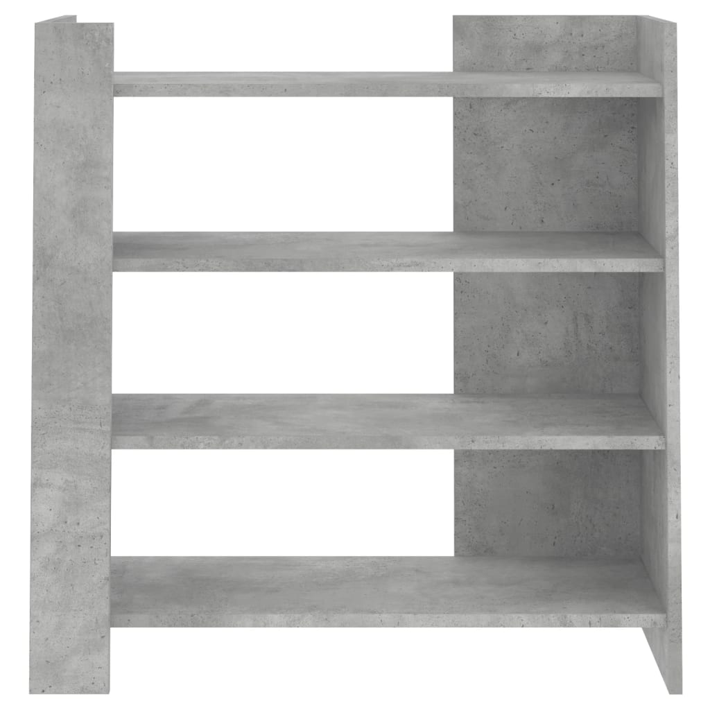 Dressoir 73,5x35x75 cm bewerkt hout betongrijs