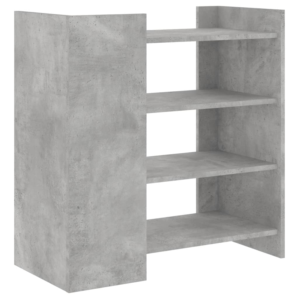 Dressoir 73,5x35x75 cm bewerkt hout betongrijs