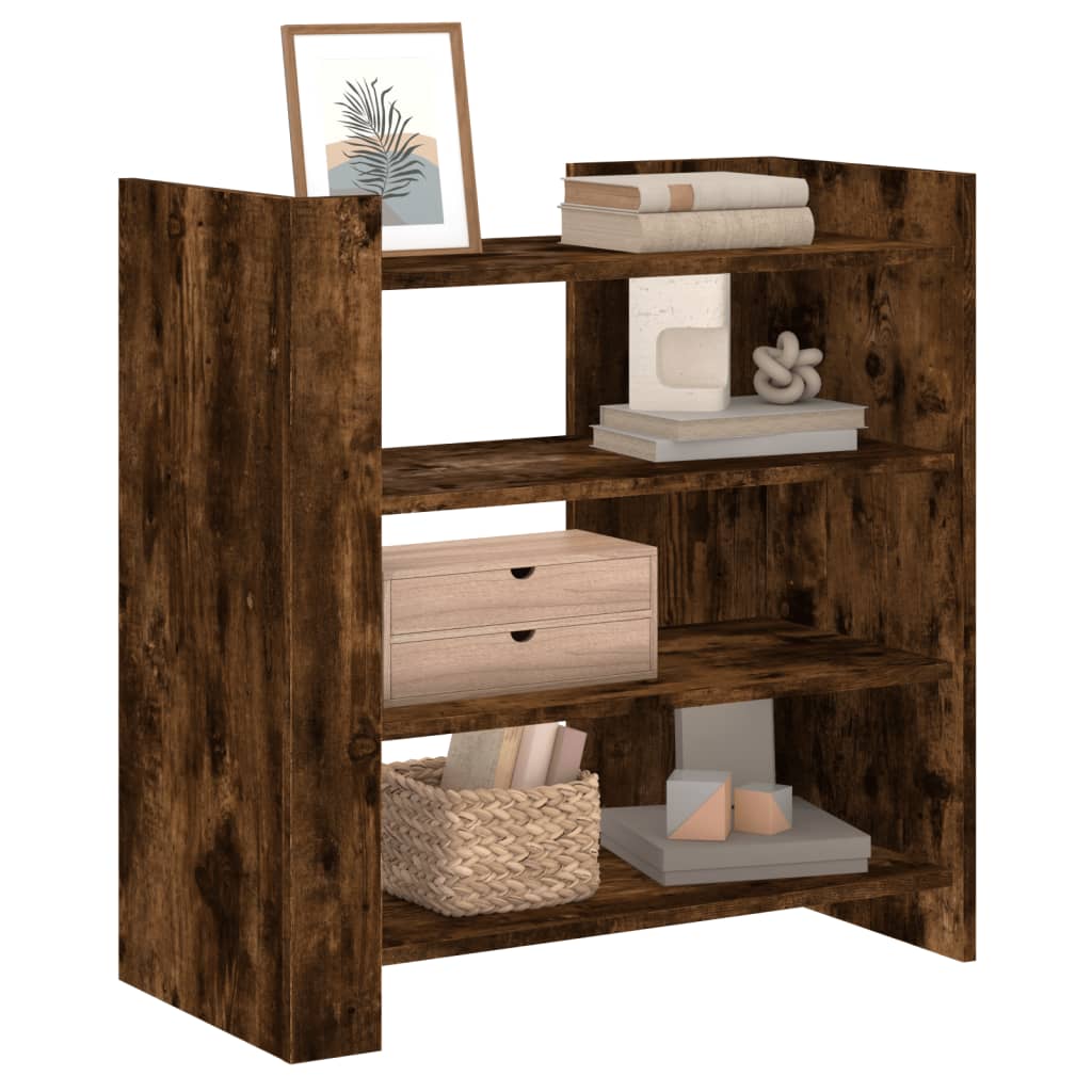 Dressoir 73,5x35x75 cm bewerkt hout gerookt eikenkleurig