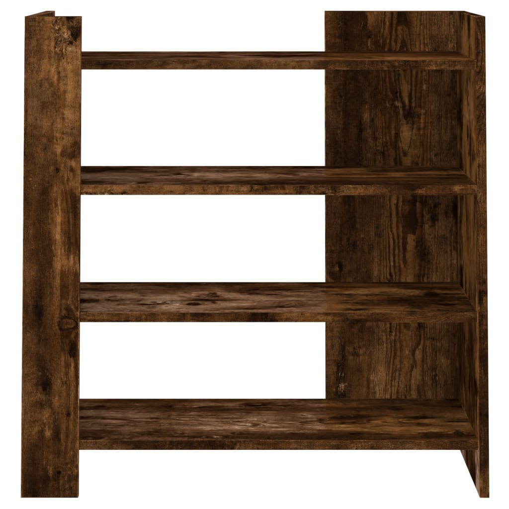 Dressoir 73,5x35x75 cm bewerkt hout gerookt eikenkleurig
