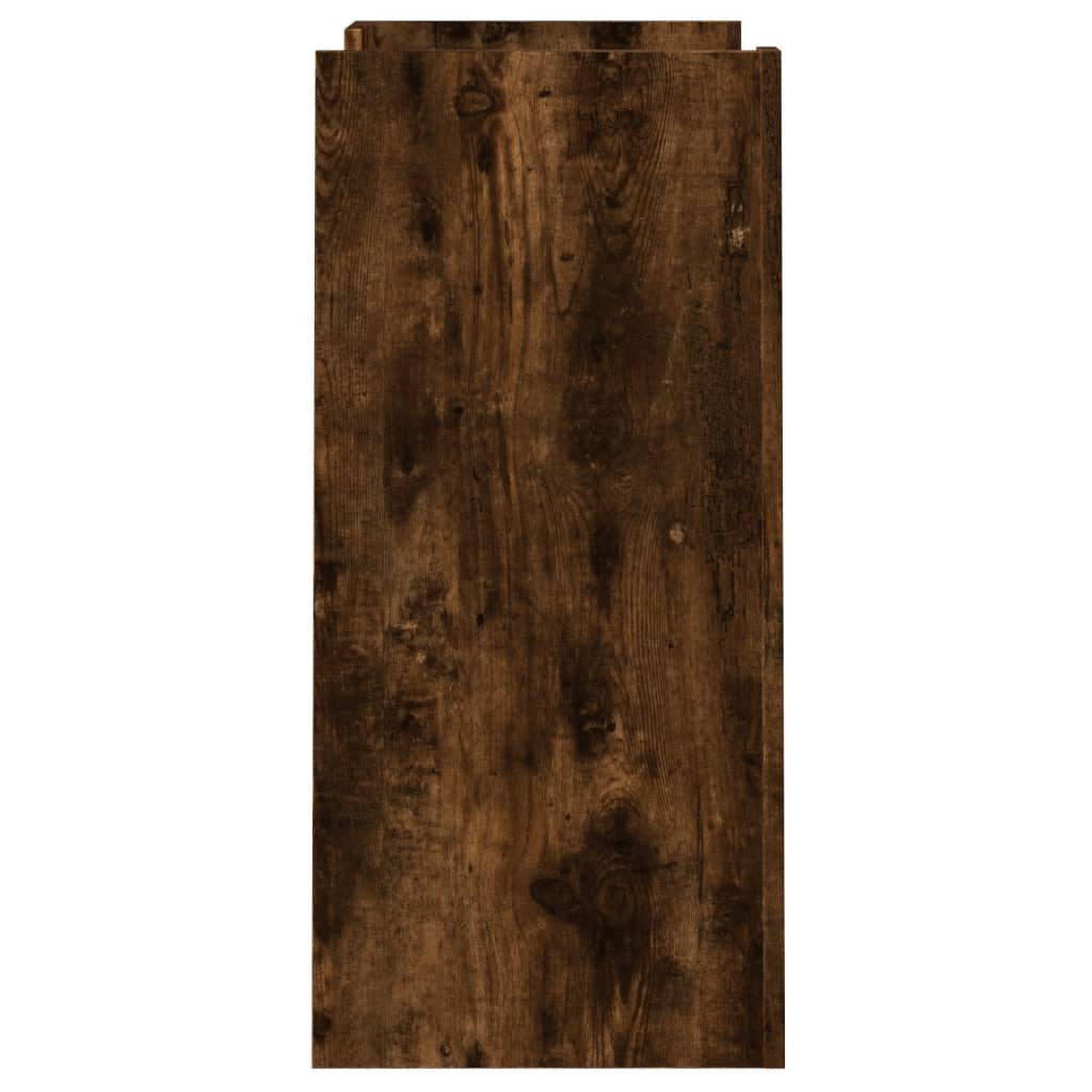 Dressoir 73,5x35x75 cm bewerkt hout gerookt eikenkleurig
