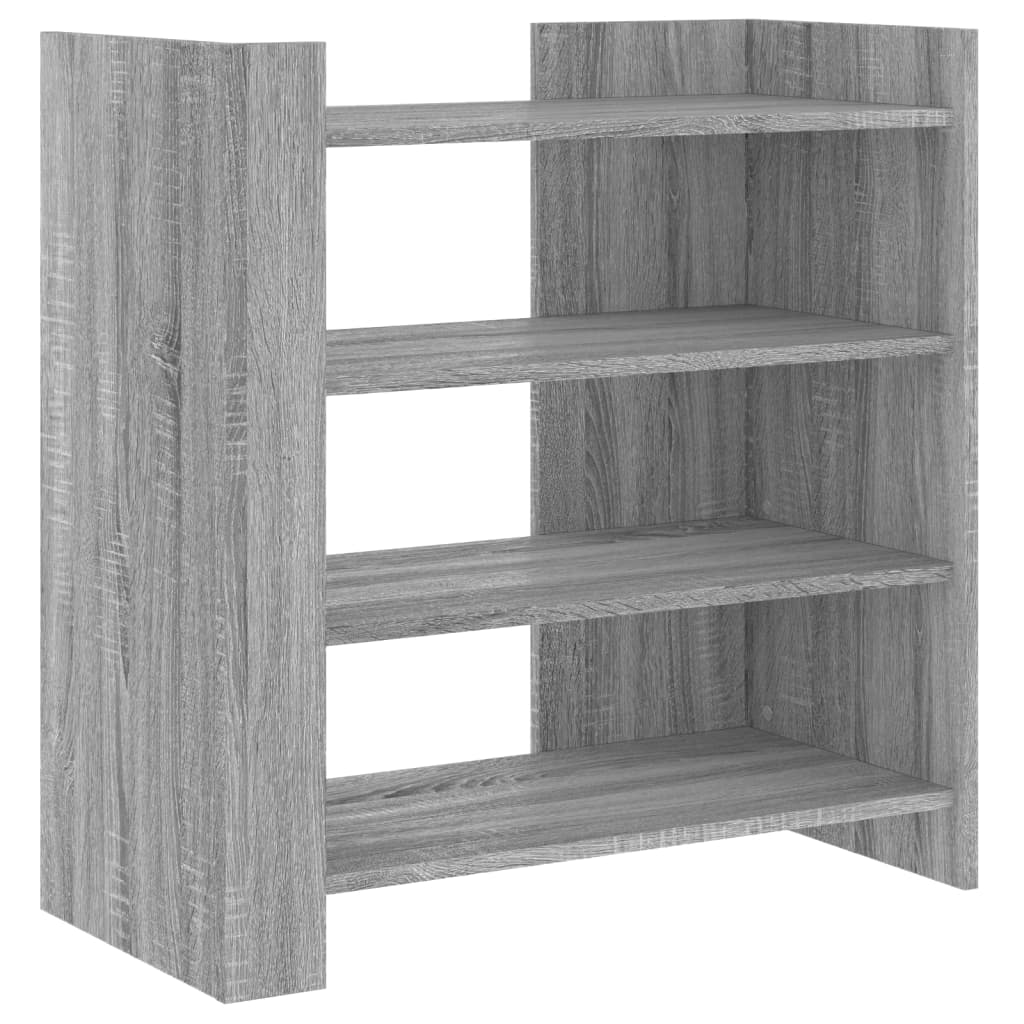 Dressoir 73,5x35x75 cm bewerkt hout grijs sonoma eikenkleurig