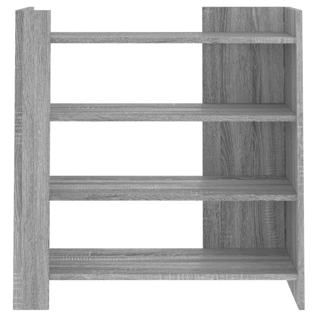Dressoir 73,5x35x75 cm bewerkt hout grijs sonoma eikenkleurig