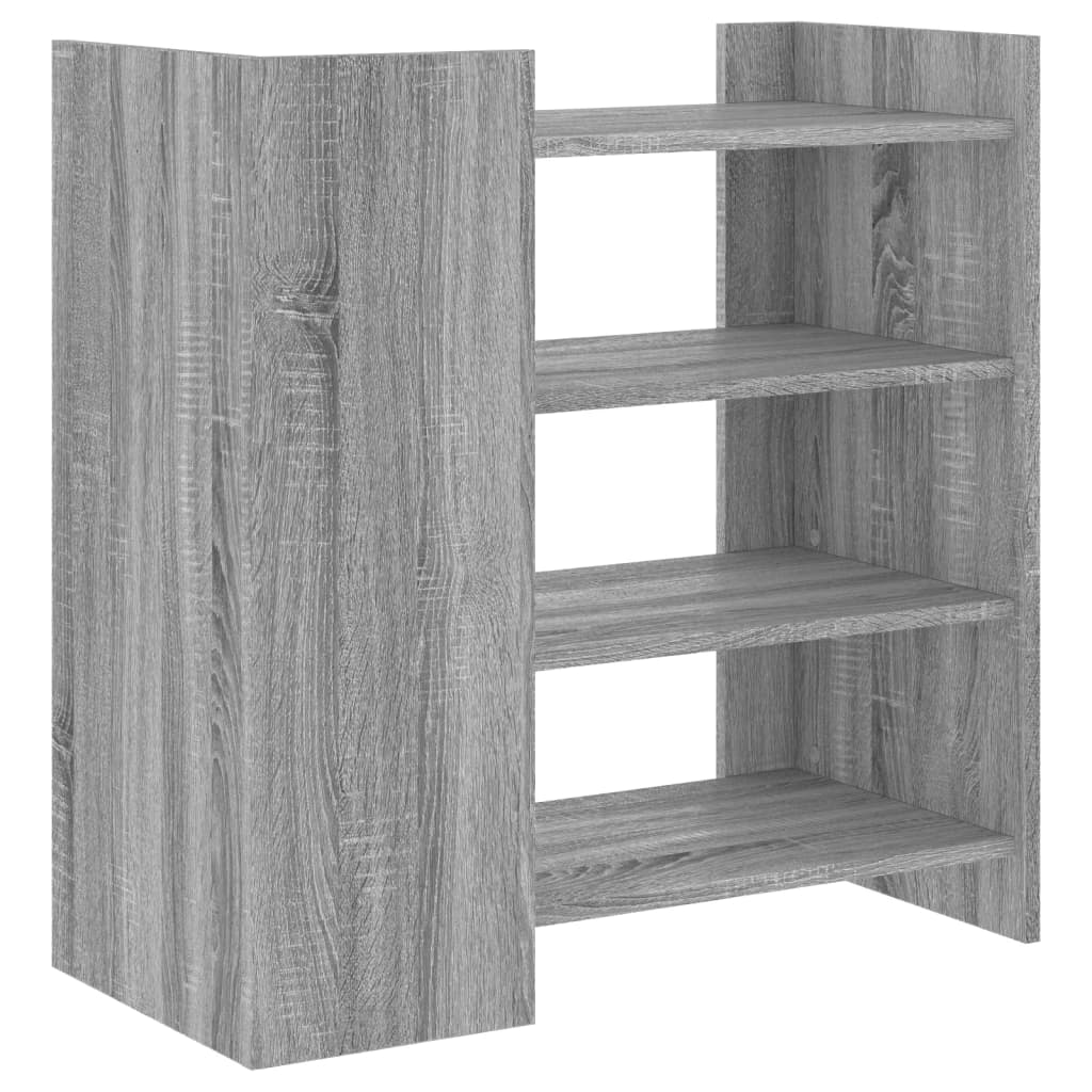 Dressoir 73,5x35x75 cm bewerkt hout grijs sonoma eikenkleurig