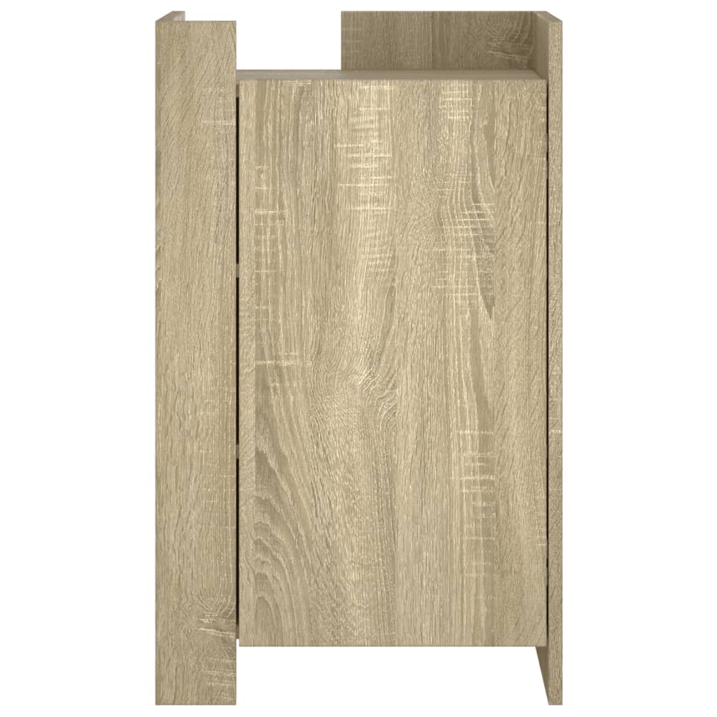 Dressoir 45x35x75 cm bewerkt hout sonoma eikenkleurig