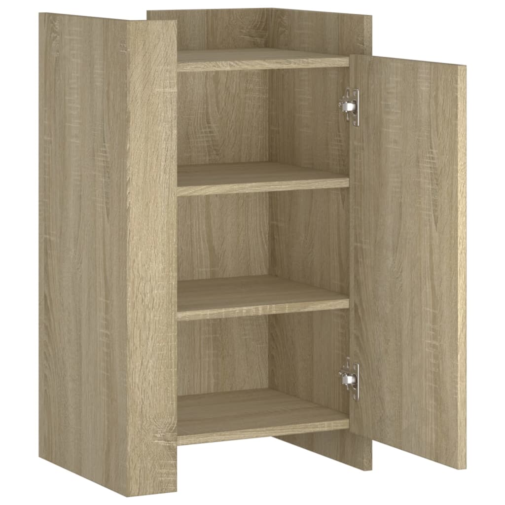 Dressoir 45x35x75 cm bewerkt hout sonoma eikenkleurig