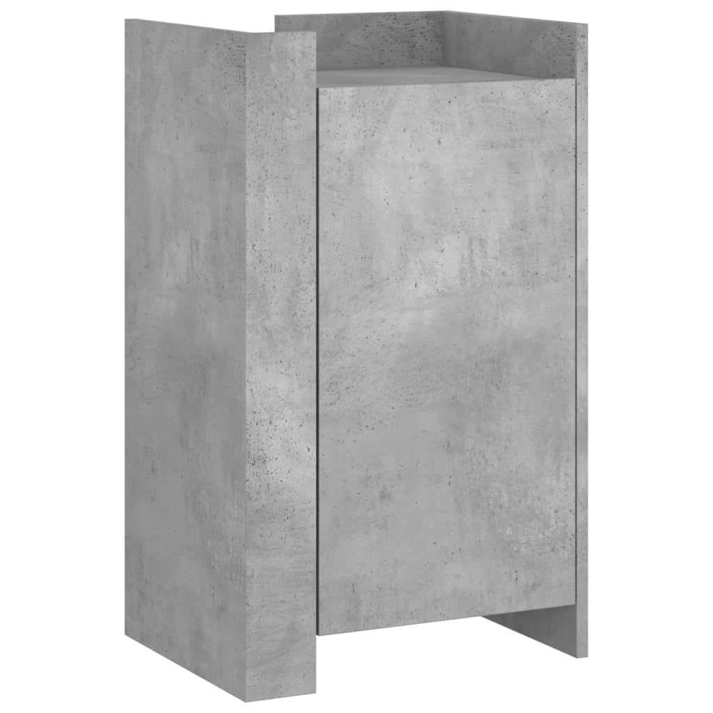 Dressoir 45x35x75 cm bewerkt hout betongrijs