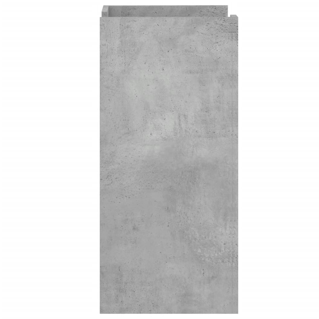 Dressoir 45x35x75 cm bewerkt hout betongrijs