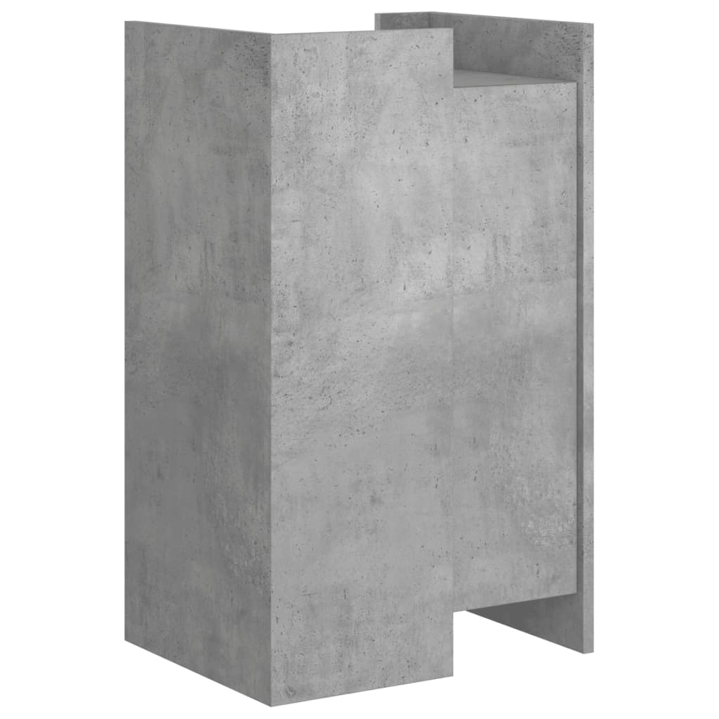 Dressoir 45x35x75 cm bewerkt hout betongrijs