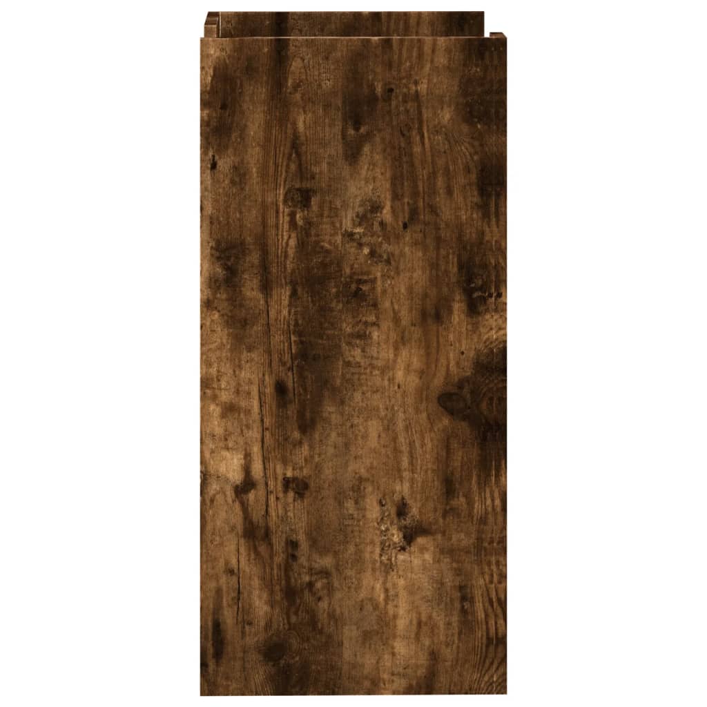 Dressoir 45x35x75 cm bewerkt hout gerookt eikenkleurig