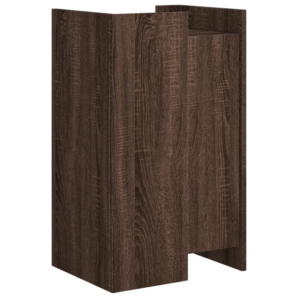 Dressoir 45x35x75 cm bewerkt hout bruin eikenkleurig