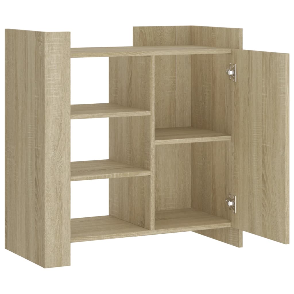 Dressoir 73,5x35x75 cm bewerkt hout sonoma eikenkleurig