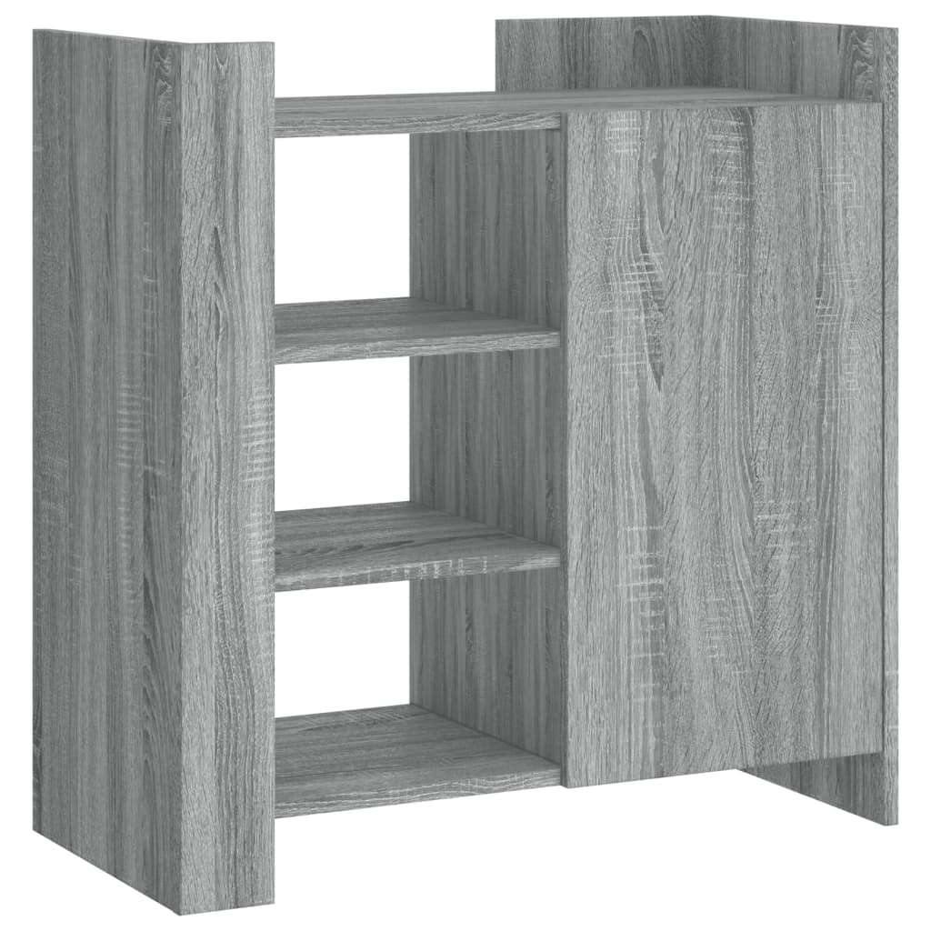 Dressoir 73,5x35x75 cm bewerkt hout grijs sonoma eikenkleurig