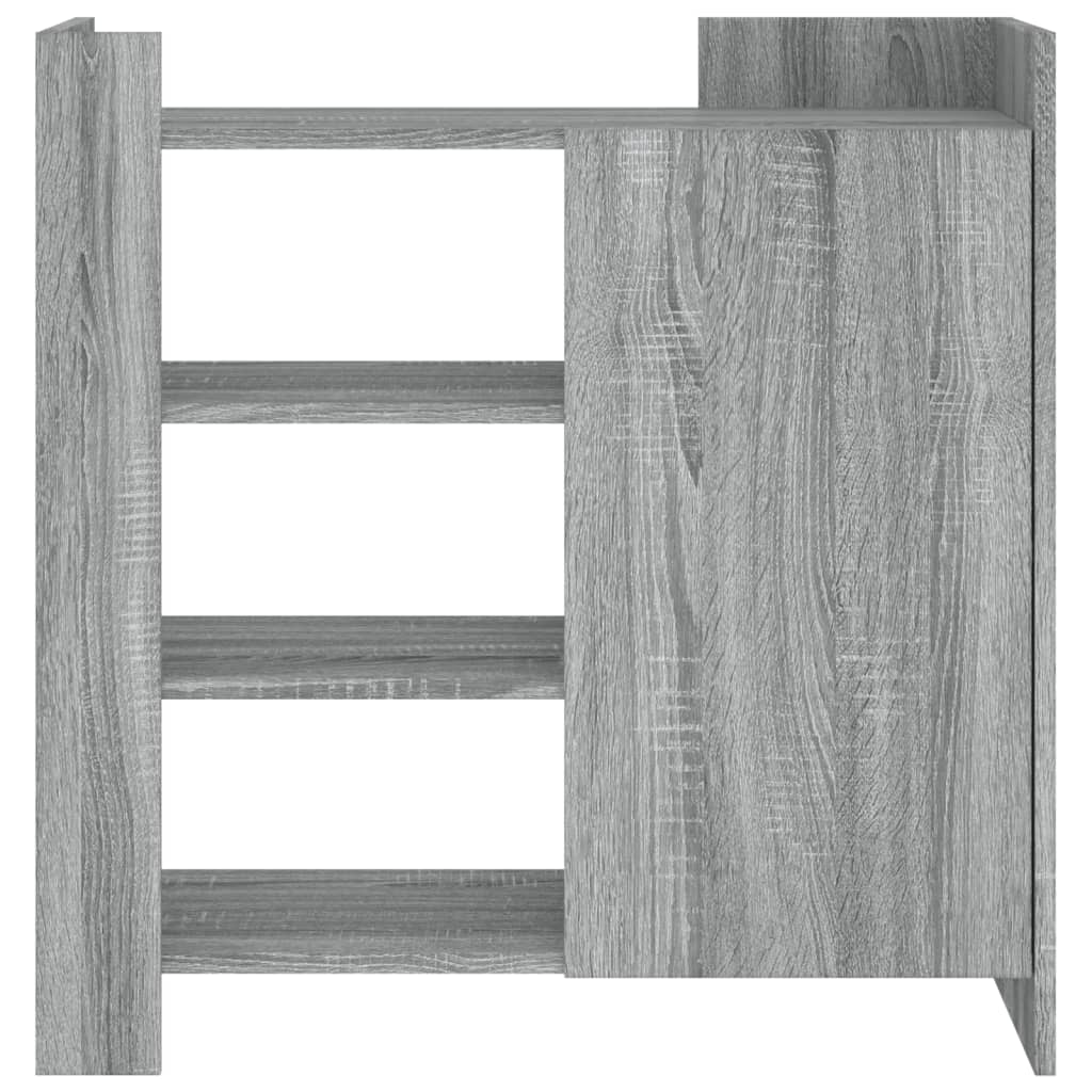 Dressoir 73,5x35x75 cm bewerkt hout grijs sonoma eikenkleurig