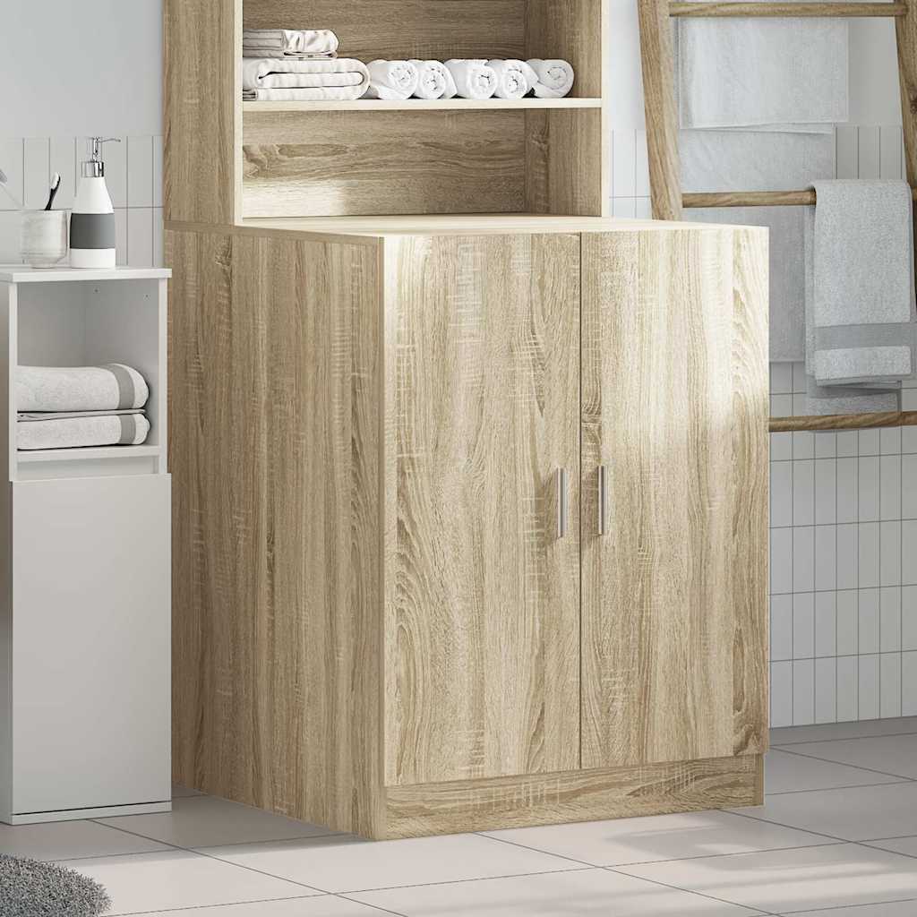 Wasmachinekast 70,5x71,5x91,5 cm sonoma eikenkleurig