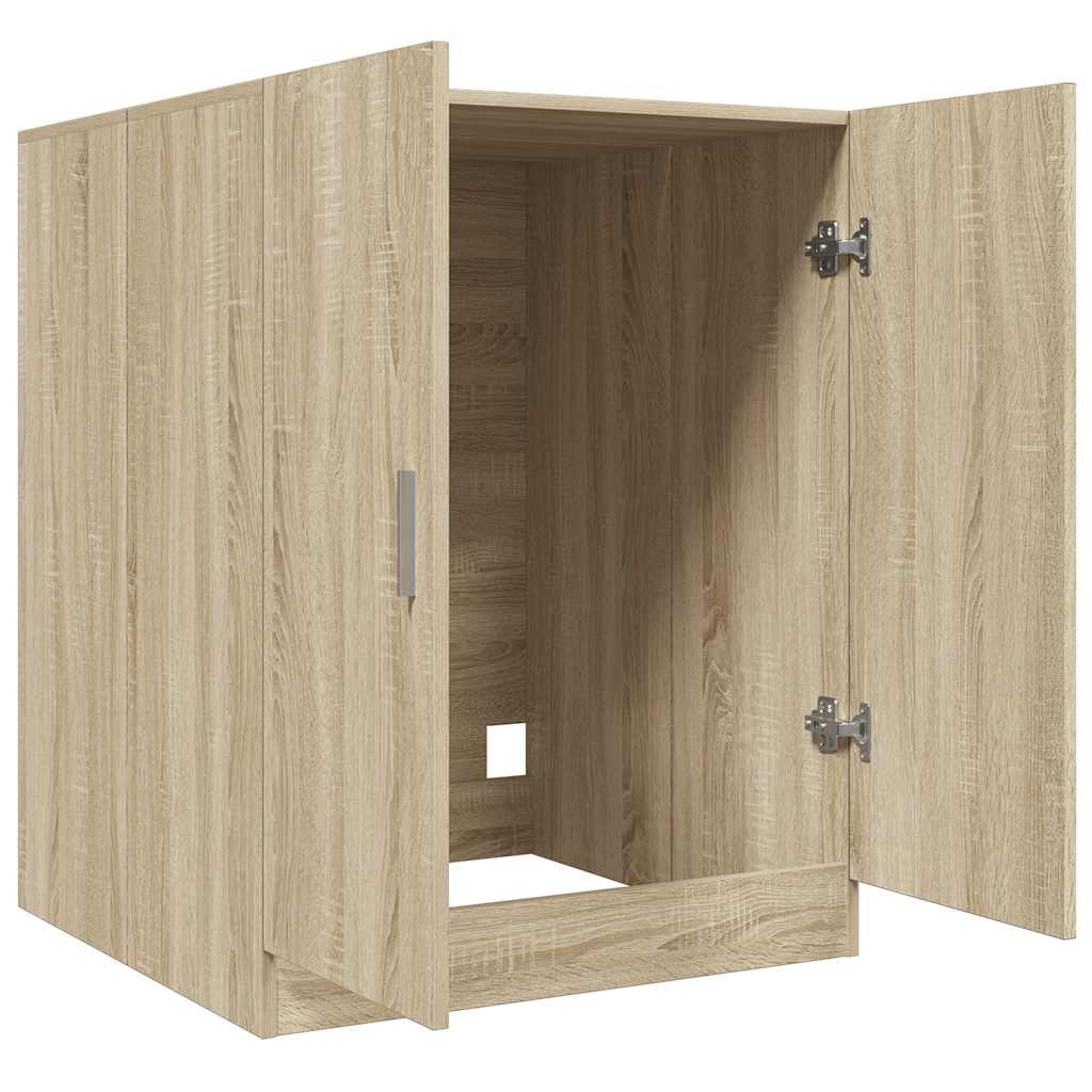 Wasmachinekast 70,5x71,5x91,5 cm sonoma eikenkleurig