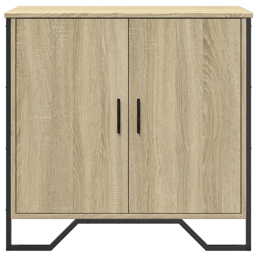 Dressoir 78x35,5x74,5 cm bewerkt hout sonoma eikenkleurig