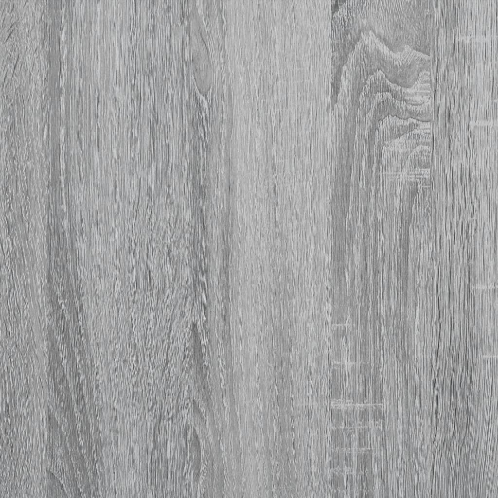 Dressoir 91x35,5x74,5 cm bewerkt hout grijs sonoma eikenkleurig