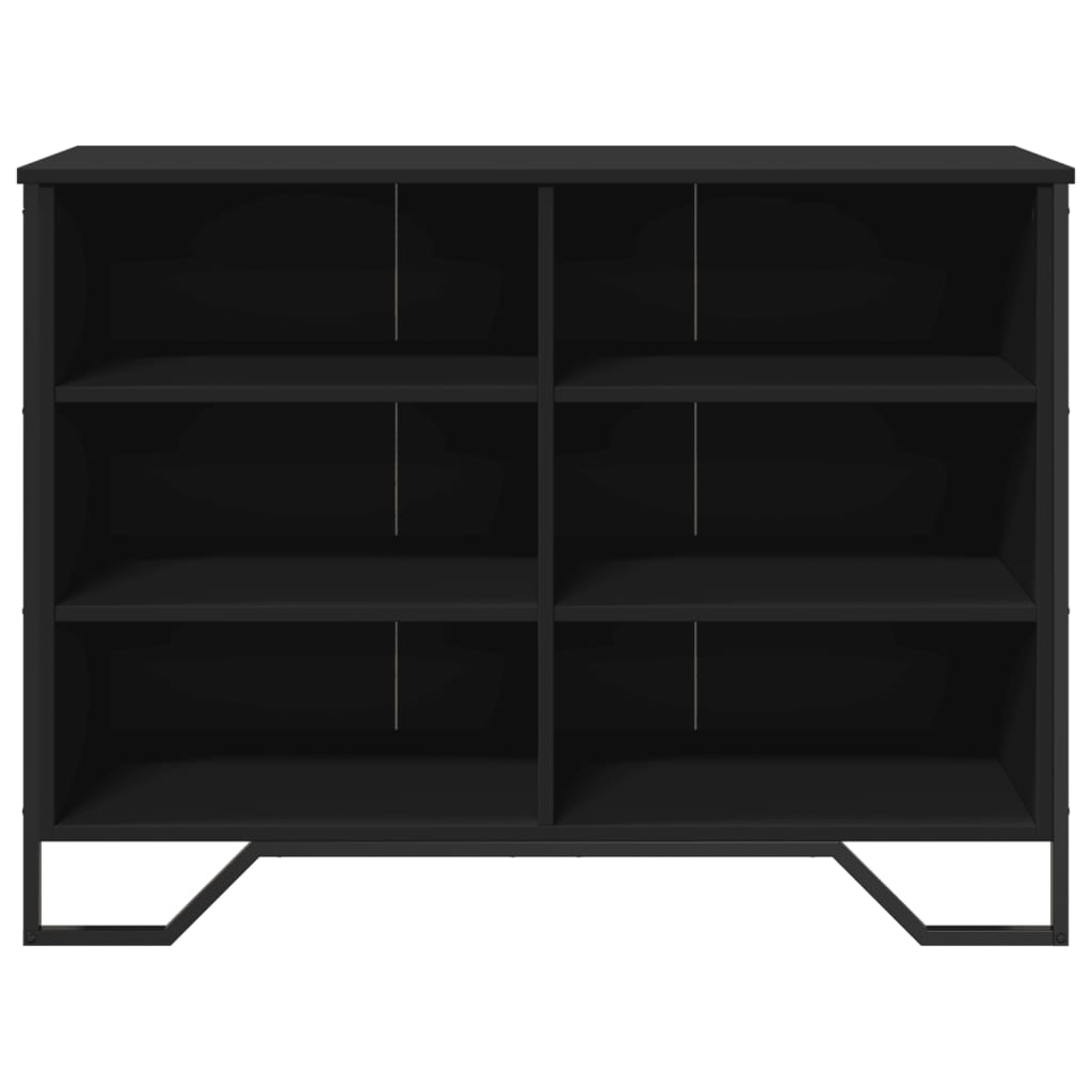 Dressoir 101x35,5x74,5 cm bewerkt hout zwart