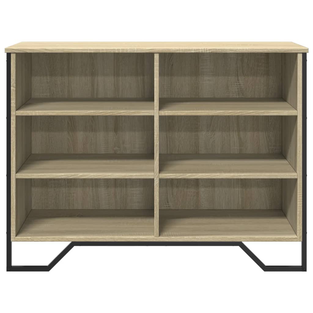 Dressoir 101x35,5x74,5 cm bewerkt hout sonoma eikenkleurig