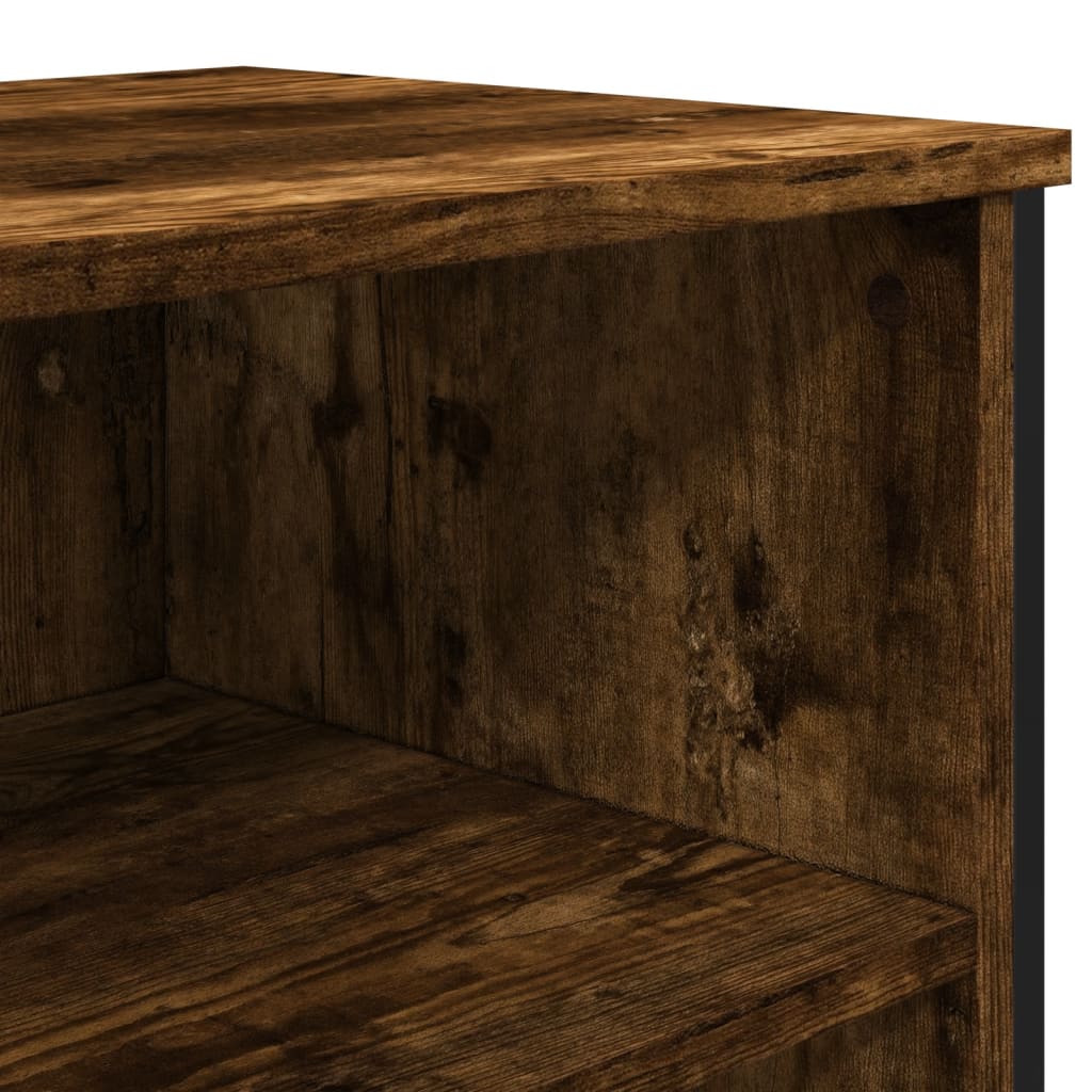 Dressoir 101x35,5x74,5 cm bewerkt hout gerookt eikenkleurig