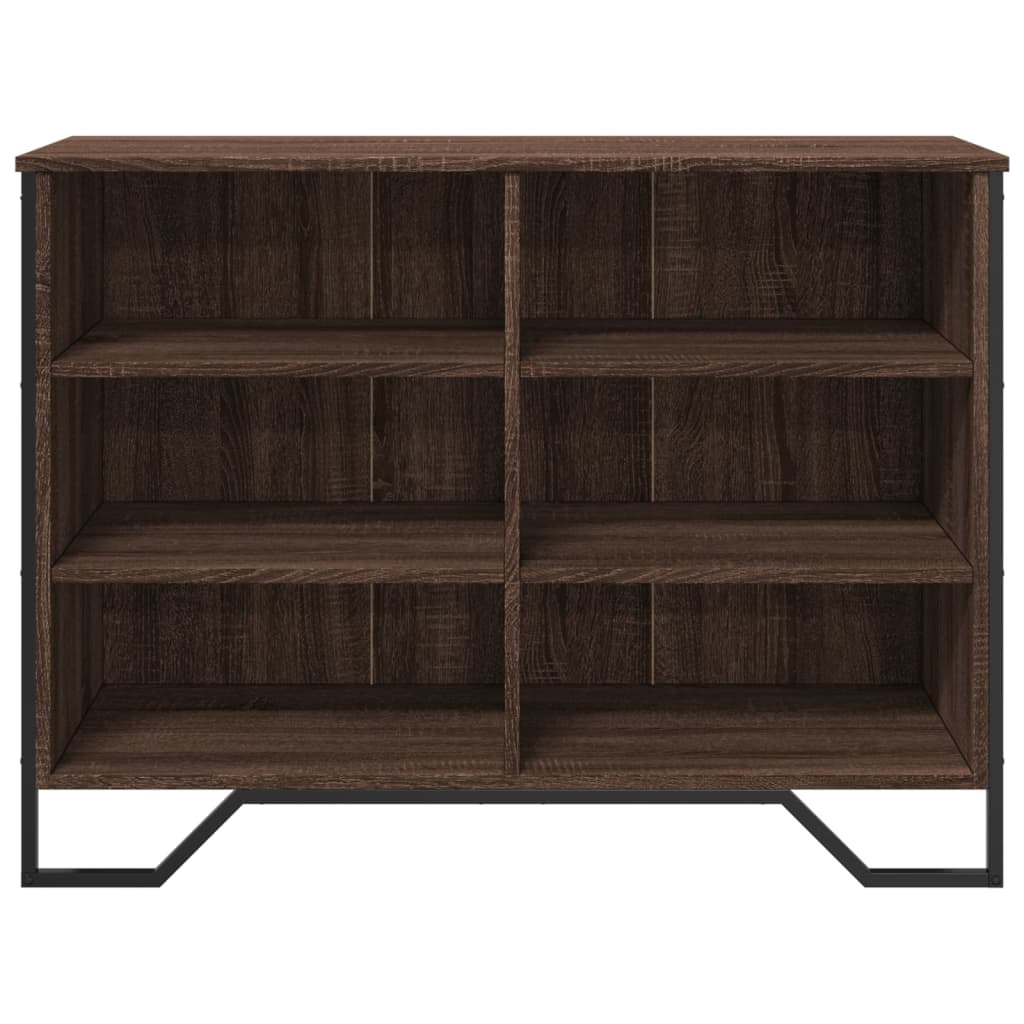 Dressoir 101x35,5x74,5 cm bewerkt hout bruin eikenkleur