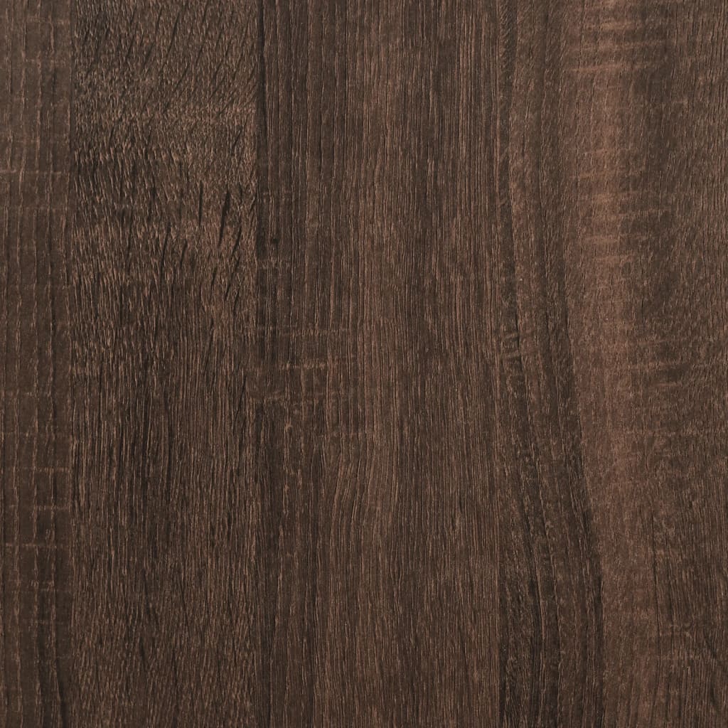 Dressoir 101x35,5x74,5 cm bewerkt hout bruin eikenkleur
