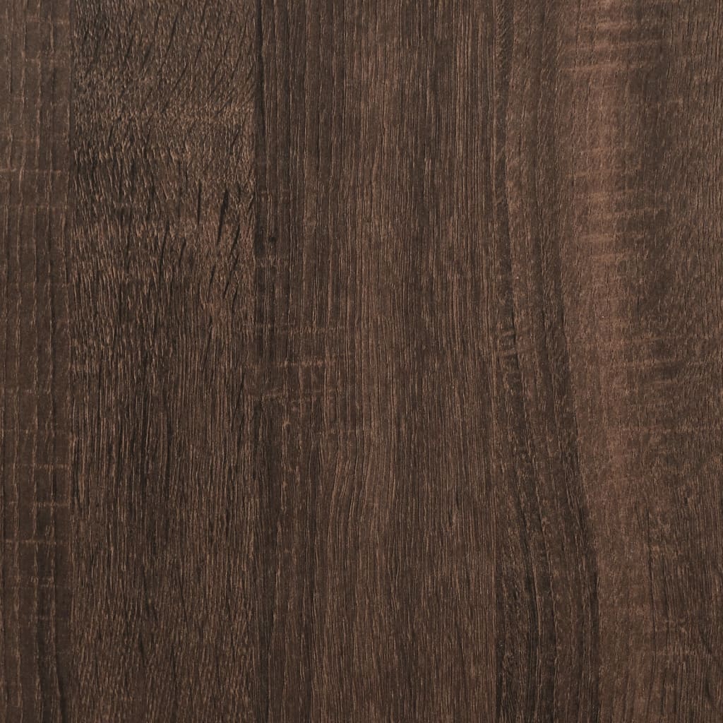 Dressoir 97x32,5x74,5 cm bewerkt hout bruin eikenkleur