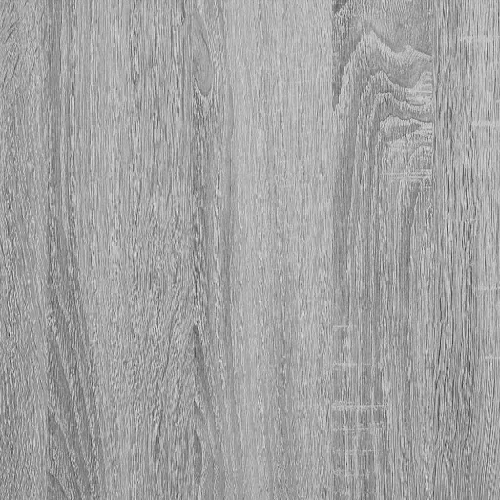 Dressoir 68x35x76 cm bewerkt hout grijs sonoma eikenkleurig