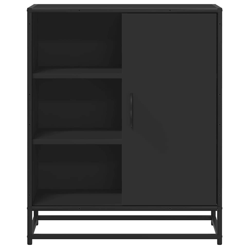 Dressoir 62x35x76 cm bewerkt hout zwart