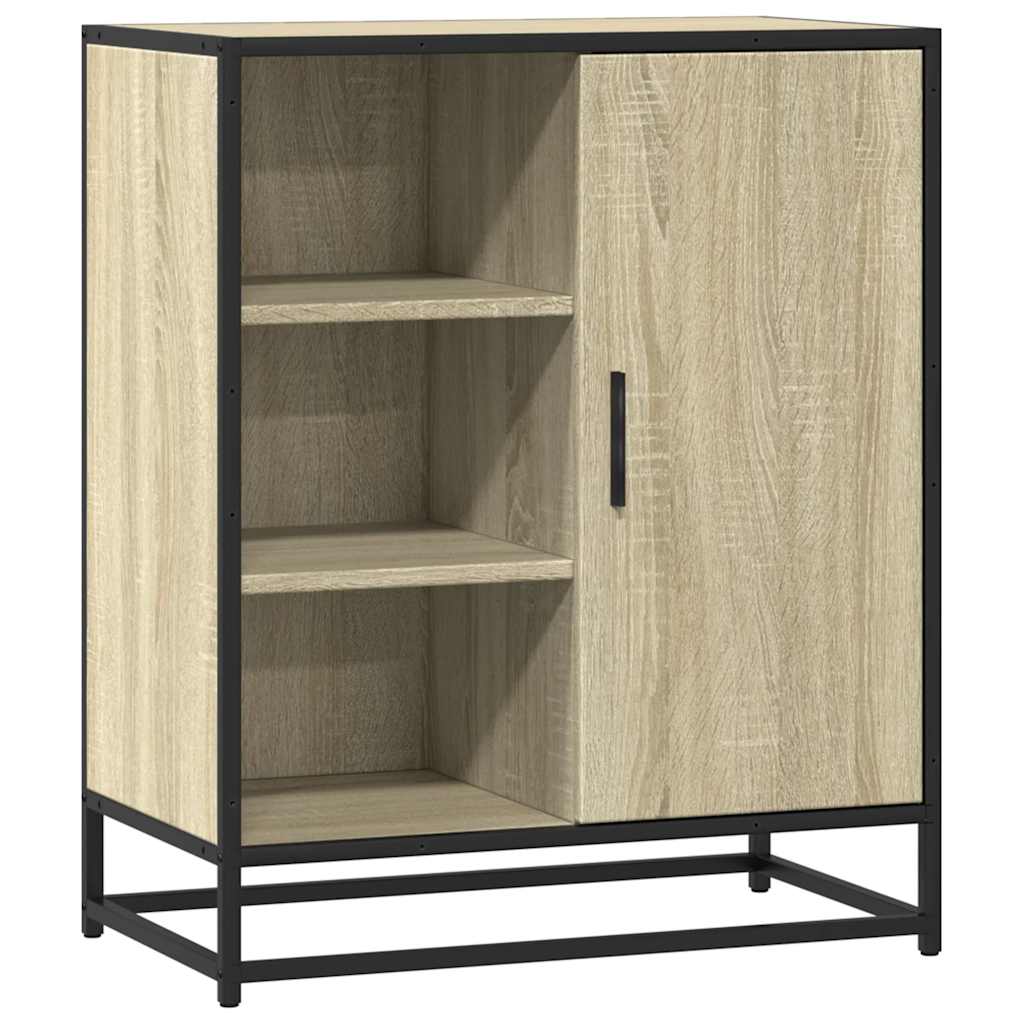 Dressoir 62x35x76 cm bewerkt hout sonoma eikenkleurig