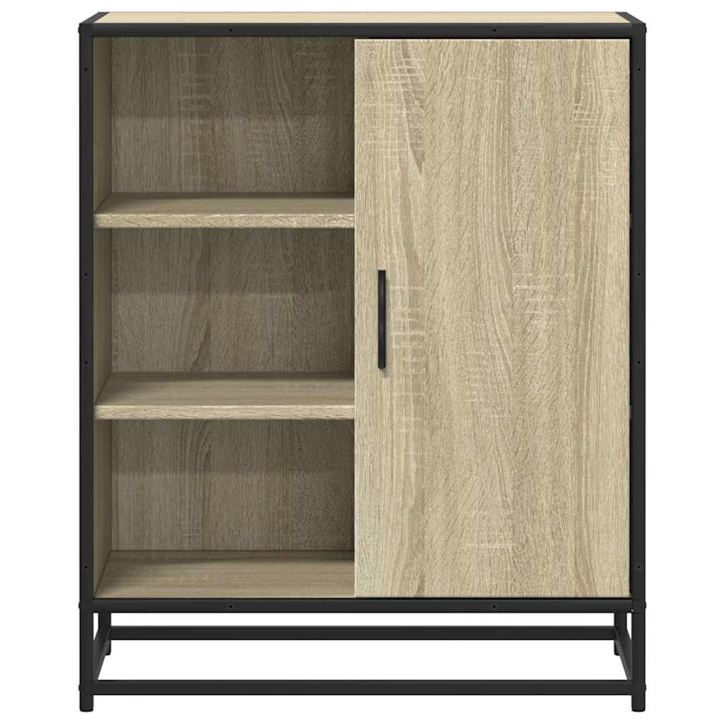 Dressoir 62x35x76 cm bewerkt hout sonoma eikenkleurig