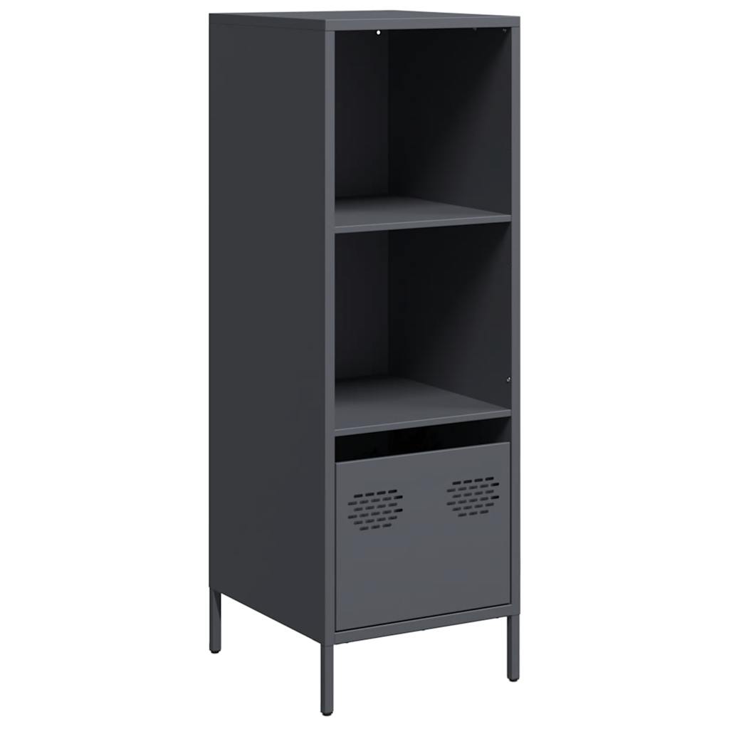 Hoge kast 35x39x103,5 cm staal antracietkleurig