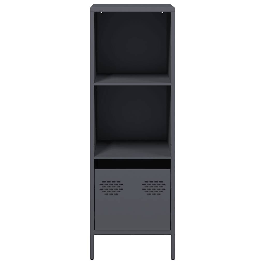 Hoge kast 35x39x103,5 cm staal antracietkleurig