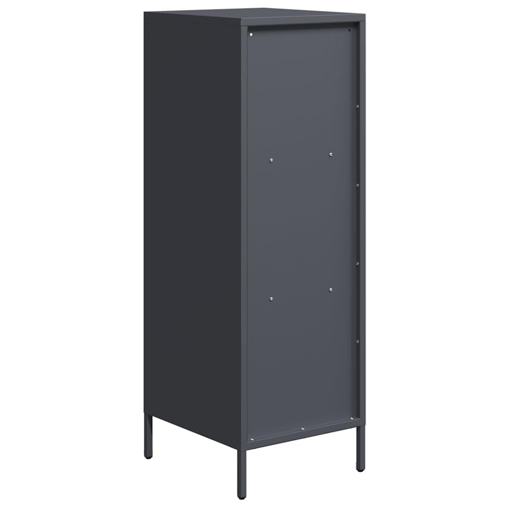 Hoge kast 35x39x103,5 cm staal antracietkleurig