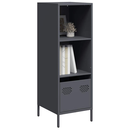 Hoge kast 35x39x103,5 cm staal antracietkleurig