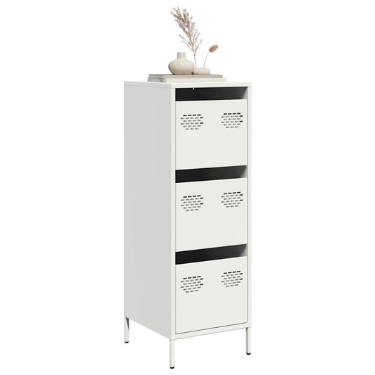 Hoge kast 39x35x103,5 cm staal zwart