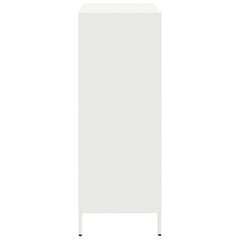 Hoge kast 68x39x103,5 cm staal wit