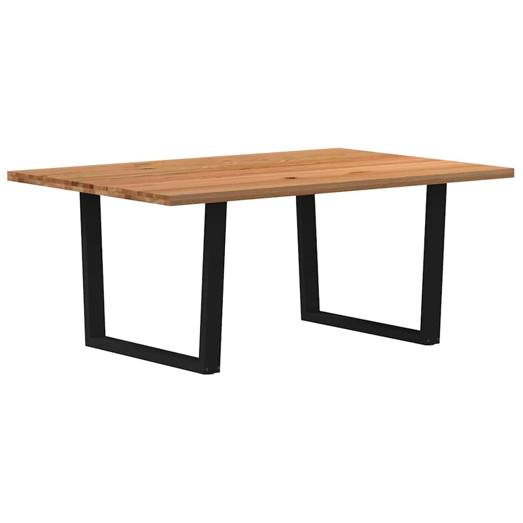 Eettafel rechthoekig 180x120x74 cm massief eikenhout