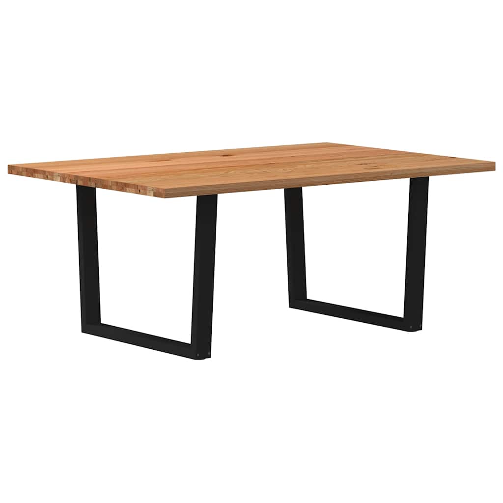 Eettafel rechthoekig 180x120x74 cm massief eikenhout