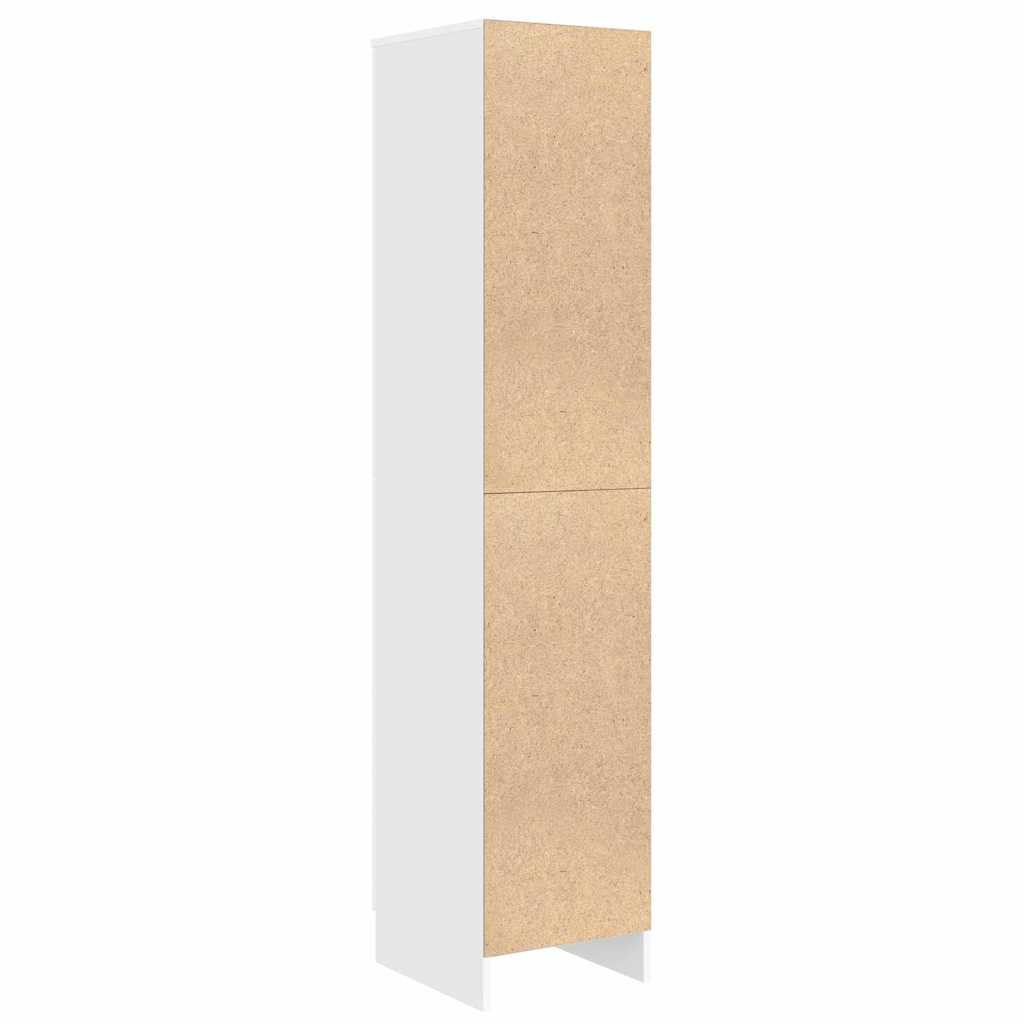 Hoge Kast Wit 35x39x168 cm Gemaakt van Geengineerd Hout