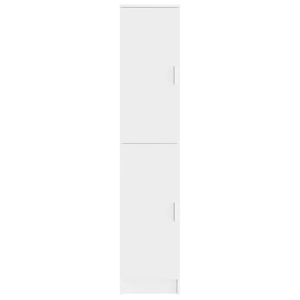 Hoge Kast Wit 35x39x168 cm Gemaakt van Geengineerd Hout