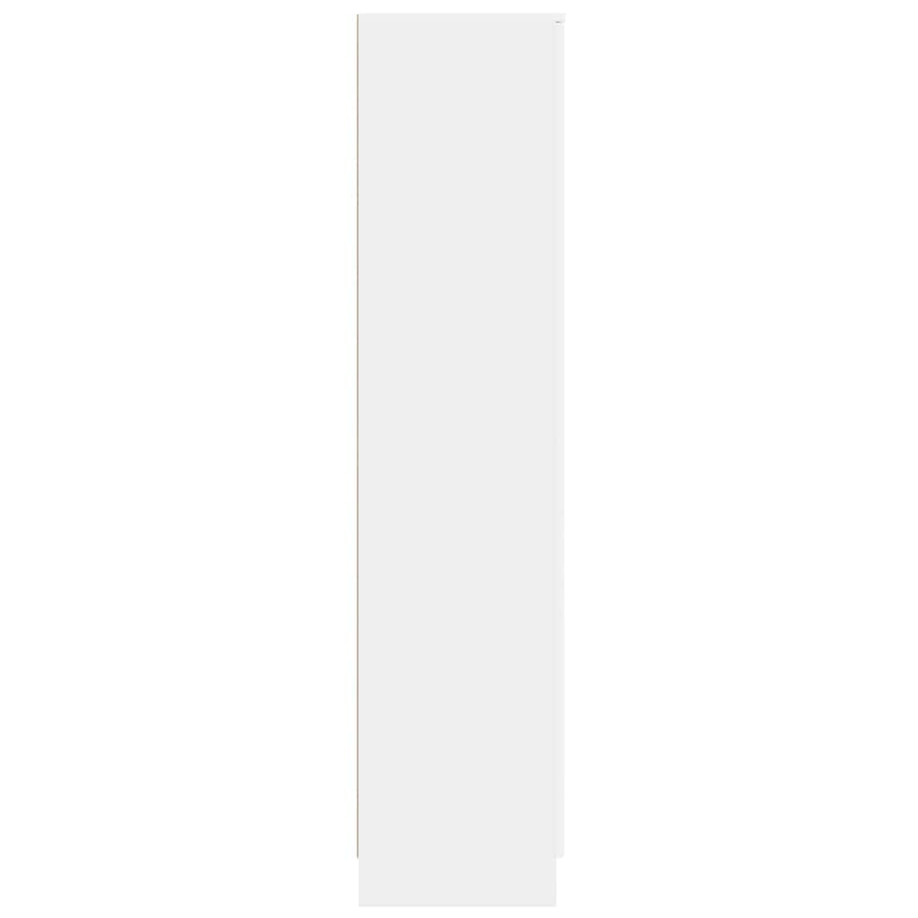Hoge Kast Wit 35x39x168 cm Gemaakt van Geengineerd Hout