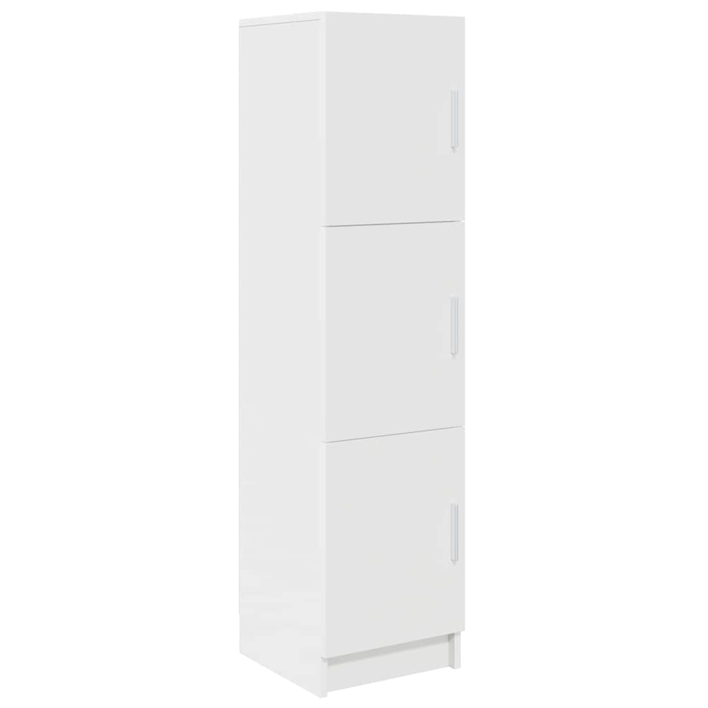 Hoge Kast Wit 31,5x32x124 cm Gelaagd Hout