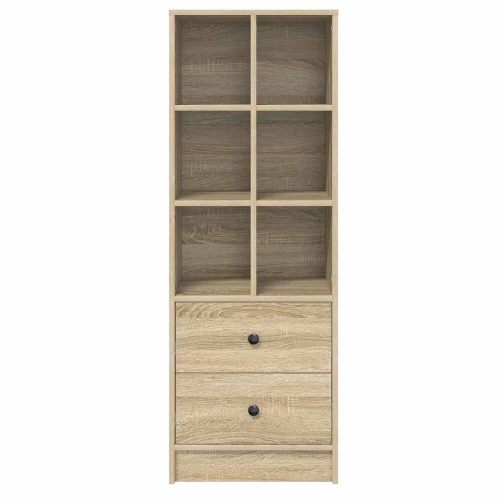 Highboard in Sonoma Eik 45,5x34x127 cm Gelaagd hout